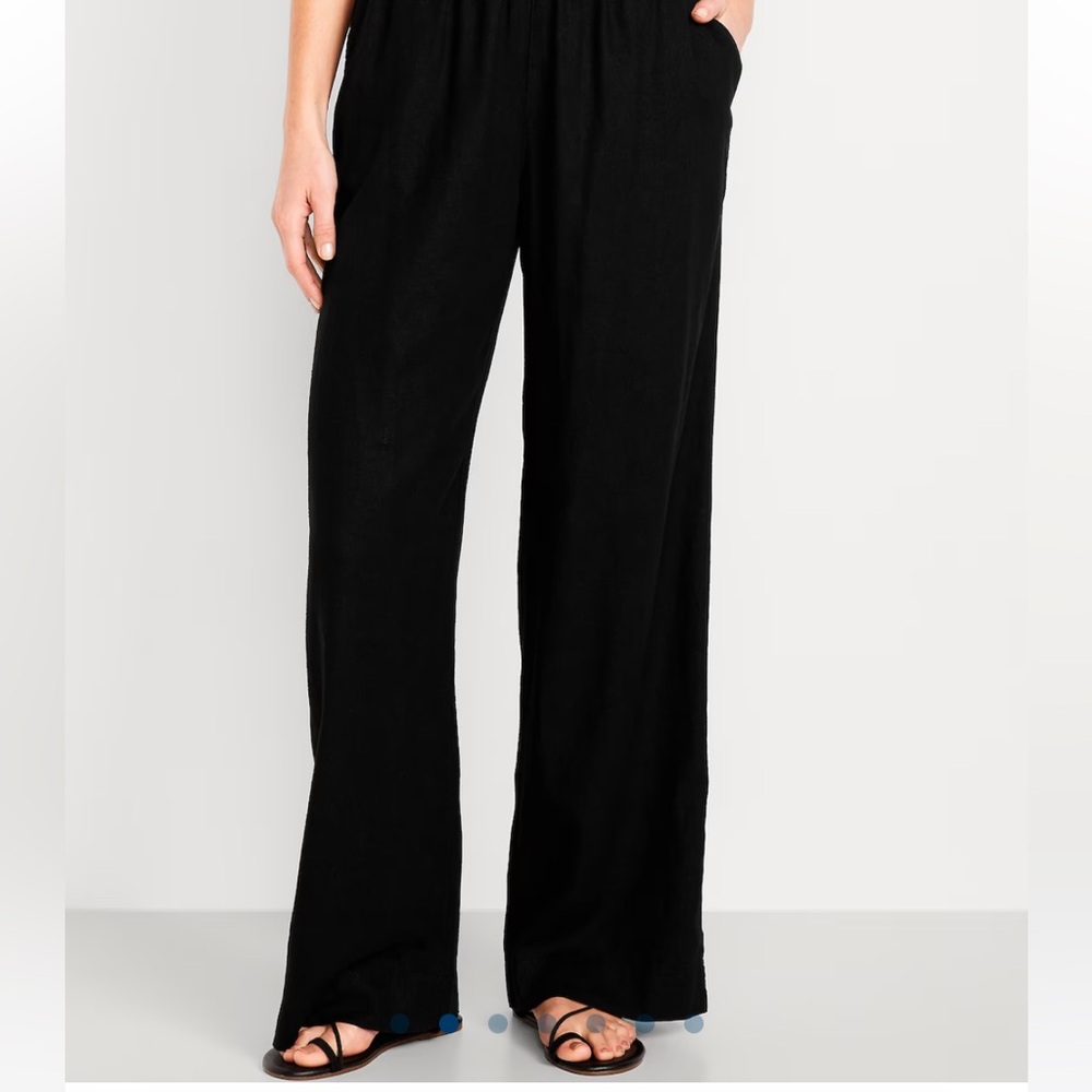 Black Wide-Leg Pants